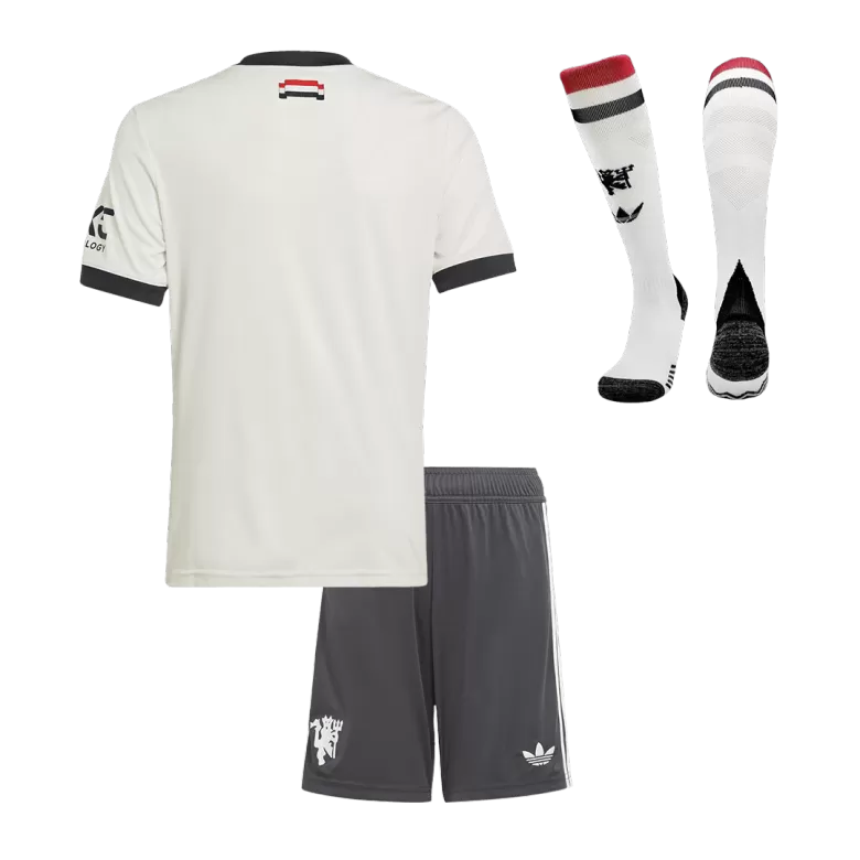 Manchester United Third Away Soccer Jersey Kit 2024/25 Kids(Jersey+Shorts+Socks) - gojersey