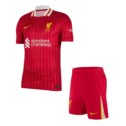 Liverpool Home Soccer Jersey Kit 2024/25 (Jersey+Shorts) - gojersey