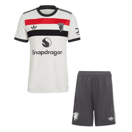 Manchester United Third Away Soccer Jersey Kit 2024/25 (Jersey+Shorts) - gojersey