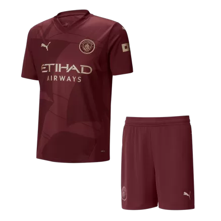 Manchester City Third Away Soccer Jersey Kit 2024/25 (Jersey+Shorts) - gojersey