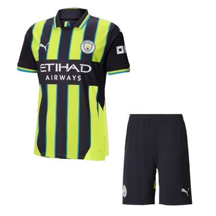 Manchester City Away Soccer Jersey Kit 2024/25 (Jersey+Shorts) - gojersey