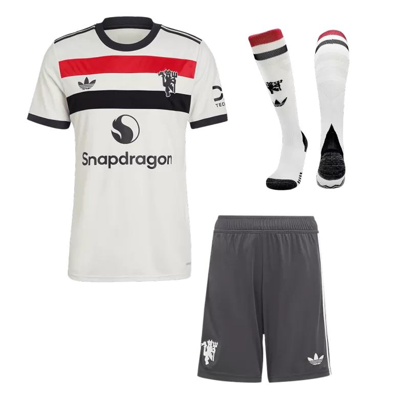 Manchester United Third Away Soccer Jersey Kit 2024/25 (Jersey+Shorts+Socks) - gojersey