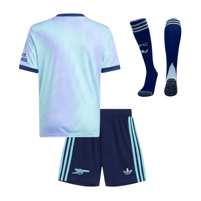 Arsenal Third Away Soccer Jersey Kit 2024/25 Kids(Jersey+Shorts+Socks) - gojersey