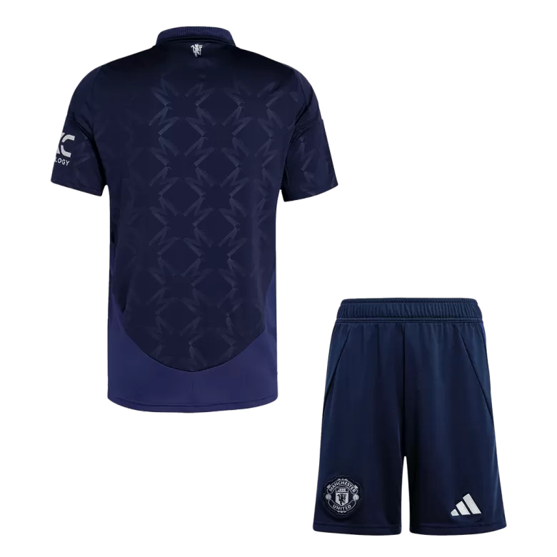 Manchester United Away Soccer Jersey Kit 2024/25 (Jersey+Shorts) - gojersey