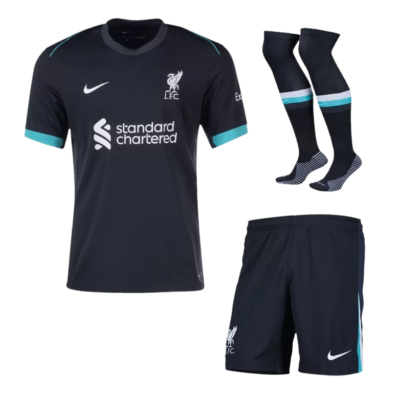 Liverpool Away Soccer Jersey Kit 2024/25 (Jersey+Shorts+Socks) - gojersey