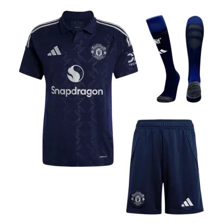 Manchester United Away Soccer Jersey Kit 2024/25 (Jersey+Shorts+Socks) - gojersey