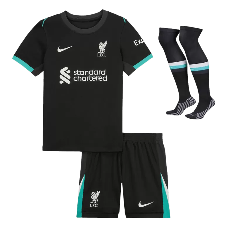 Liverpool Away Soccer Jersey Kit 2024/25 Kids(Jersey+Shorts+Socks) - gojersey