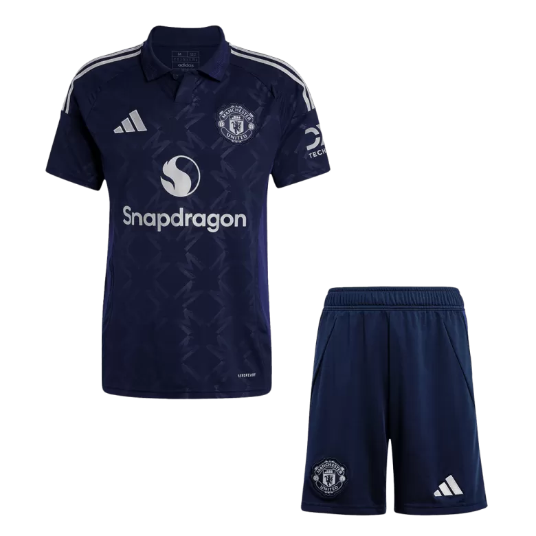 Manchester United Away Soccer Jersey Kit 2024/25 (Jersey+Shorts) - gojersey