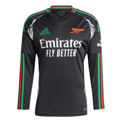Arsenal Long Sleeve Away Soccer Jersey 2024/25 - gojersey