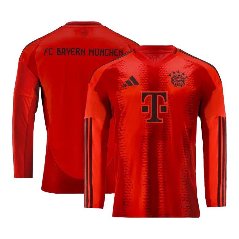 Bayern Munich Long Sleeve Home Soccer Jersey 2024/25 - gojersey