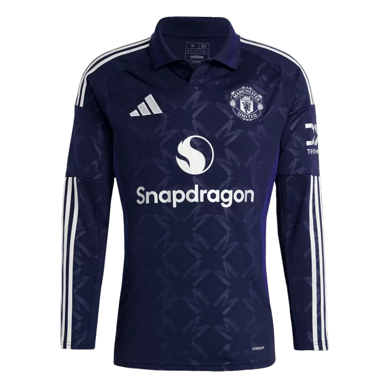 Manchester United Long Sleeve Away Soccer Jersey 2024/25 - gojersey