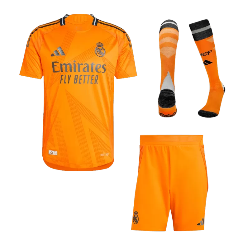 Real Madrid Away Soccer Jersey Kit Authentic 2024/25 (Jersey+Shorts+Socks) - gojersey