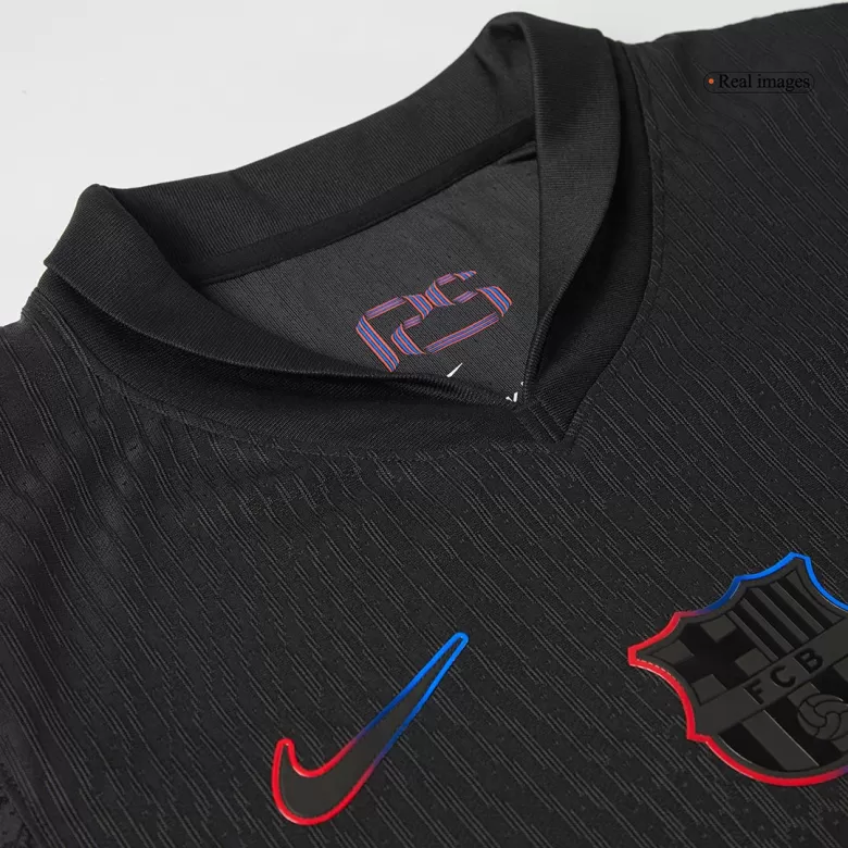 Barcelona Away Soccer Jersey Authentic 2024/25 - Spotify Logo Without Text - gojersey