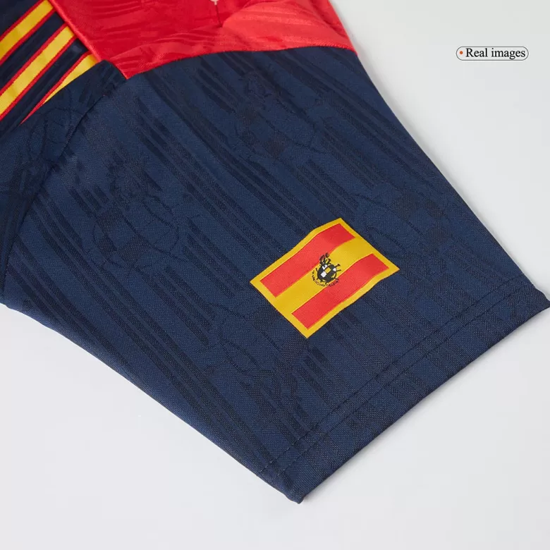 Spain Home Jersey Retro 1996 - gojersey