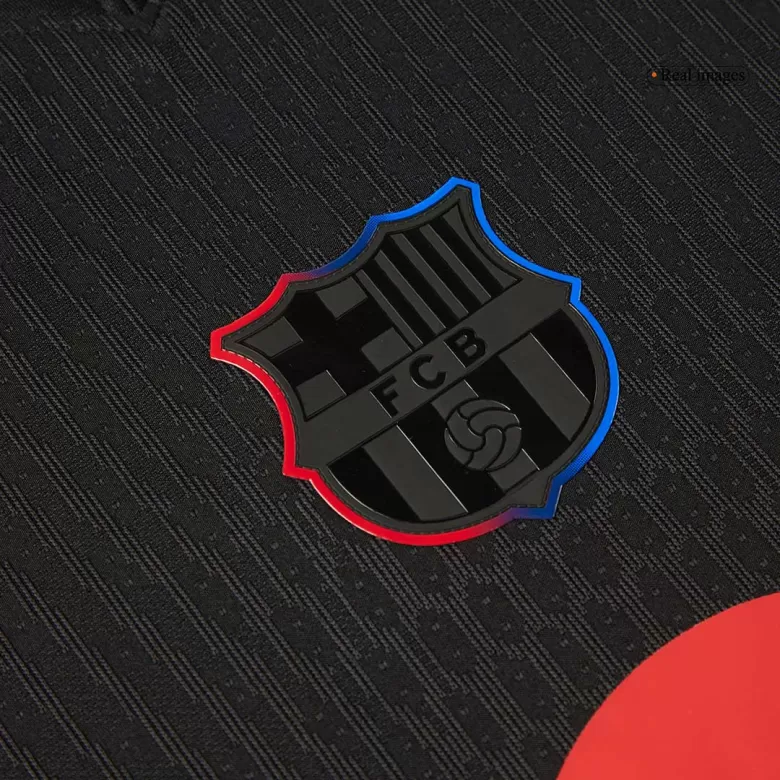 Barcelona Away Soccer Jersey Authentic 2024/25 - Spotify Logo Without Text - gojersey