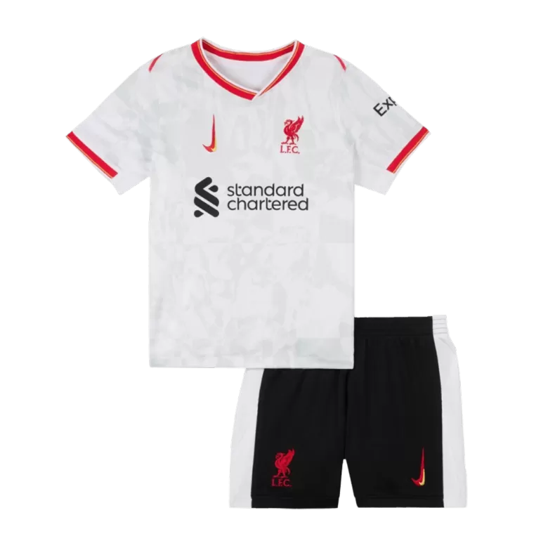 Liverpool Third Away Jersey Kit 2024/25 Kids(Jersey+Shorts) - gojersey