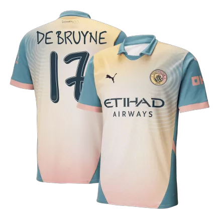 Manchester City DE BRUYNE #17 Fourth Away Soccer Jersey 2024/25 - Definitely City - gojersey