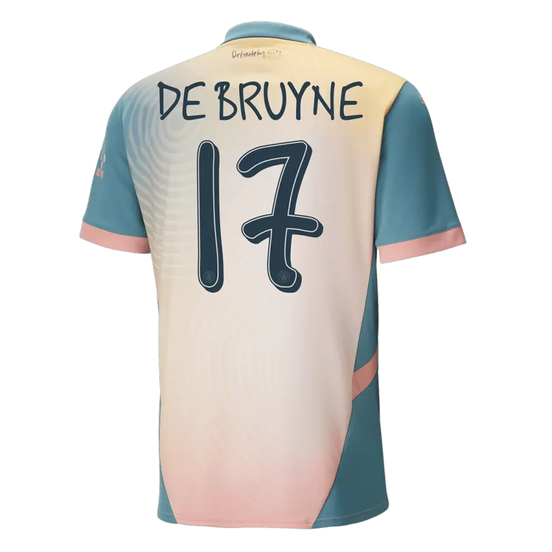 Manchester City DE BRUYNE #17 Fourth Away Soccer Jersey 2024/25 - gojersey