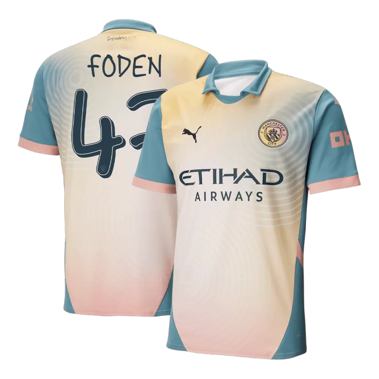 Manchester City FODEN #47 Fourth Away Soccer Jersey 2024/25 - Definitely City - gojersey