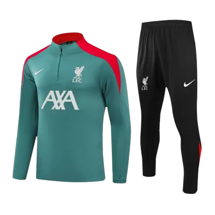 Kid's Liverpool Zipper Sweatshirt Kit(Top+Pants) 24/25 - gojersey