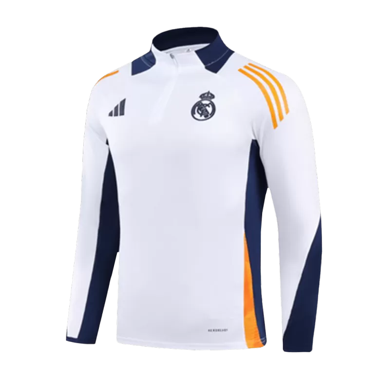 Kid's Real Madrid Zipper Sweatshirt Kit(Top+Pants)  24/25 - gojersey