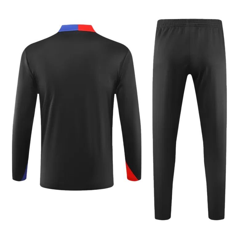 Barcelona Zipper Sweatshirt Kit(Top+Pants) 24/25 - gojersey