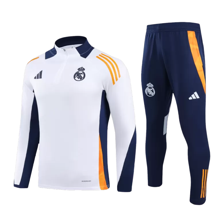 Real Madrid Zipper Sweatshirt Kit(Top+Pants)  24/25 - gojersey