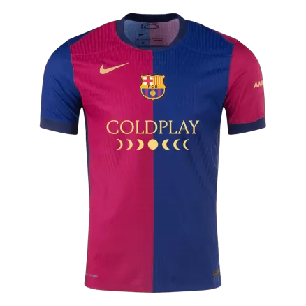 Barcelona Home Soccer Jersey Authentic 2024/25 - COLDPLAY - gojersey