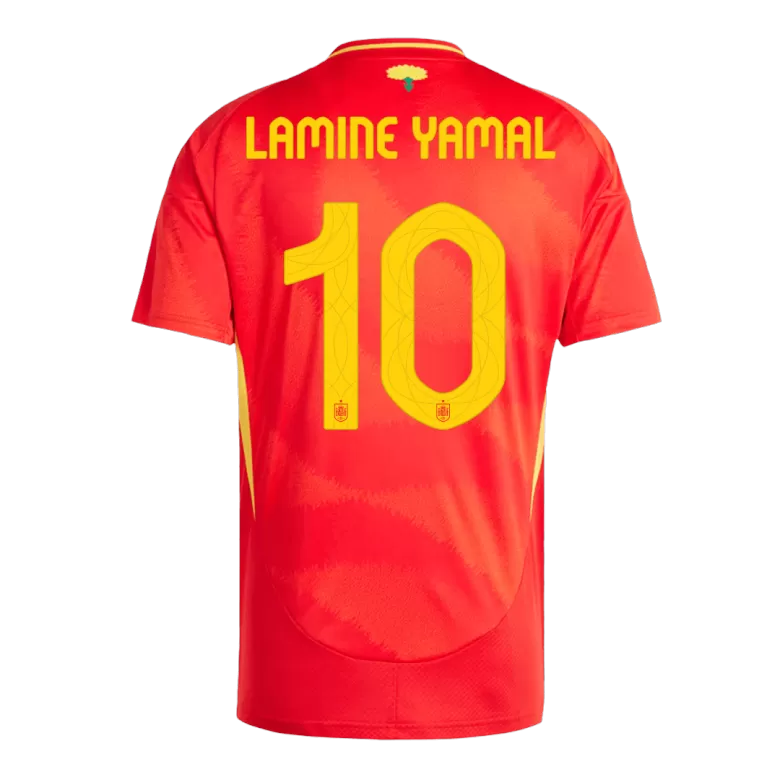 Spain LAMINE YAMAL #10 Home Soccer Jersey EURO 2024 - gojersey