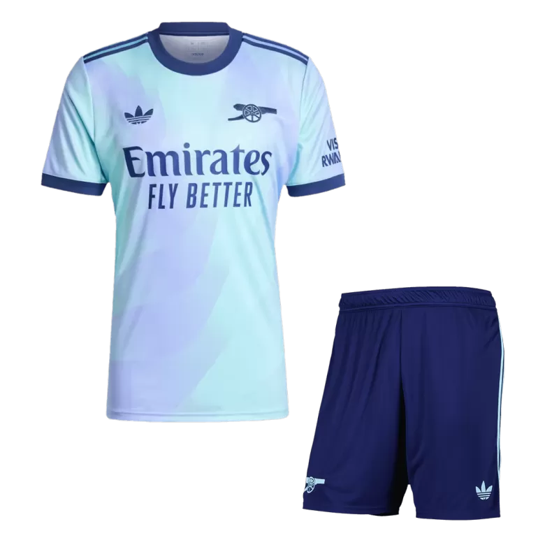 Arsenal Third Away Soccer Jersey Kit 2024/25 (Jersey+Shorts) - gojersey