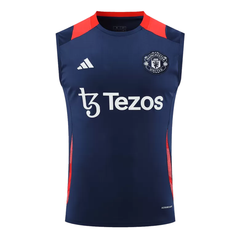 Manchester United Pre-Match Sleeveless Soccer Jersey 2024/25 - gojersey