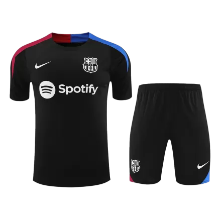 Barcelona Pre-Match Training Soccer Jersey Kit 2024/25 (Jersey+Shorts) - gojersey