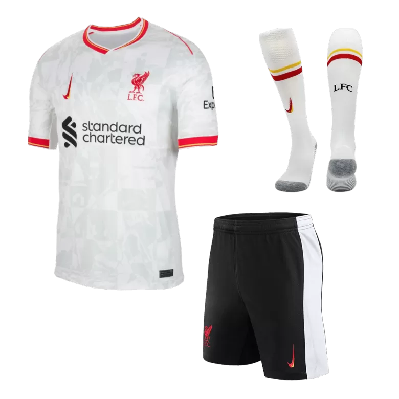 Liverpool Third Away Soccer Jersey Kit 2024/25 (Jersey+Shorts+Socks) - gojersey