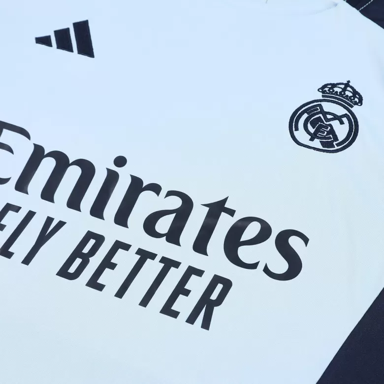 Real Madrid Pre-Match Training Jersey Kit 2024/25 (Jersey+Shorts) - gojersey