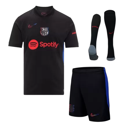 Barcelona Away Soccer Jersey Kit 2024/25 (Jersey+Shorts+Socks) - gojersey