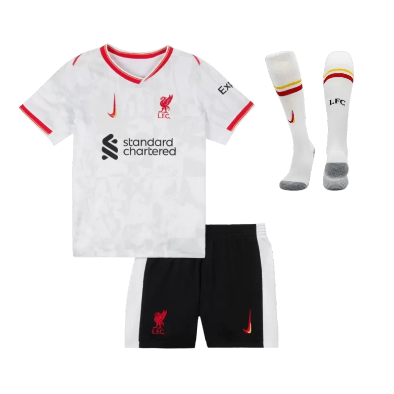 Liverpool Third Away Soccer Jersey Kit 2024/25 Kids(Jersey+Shorts+Socks) - gojersey