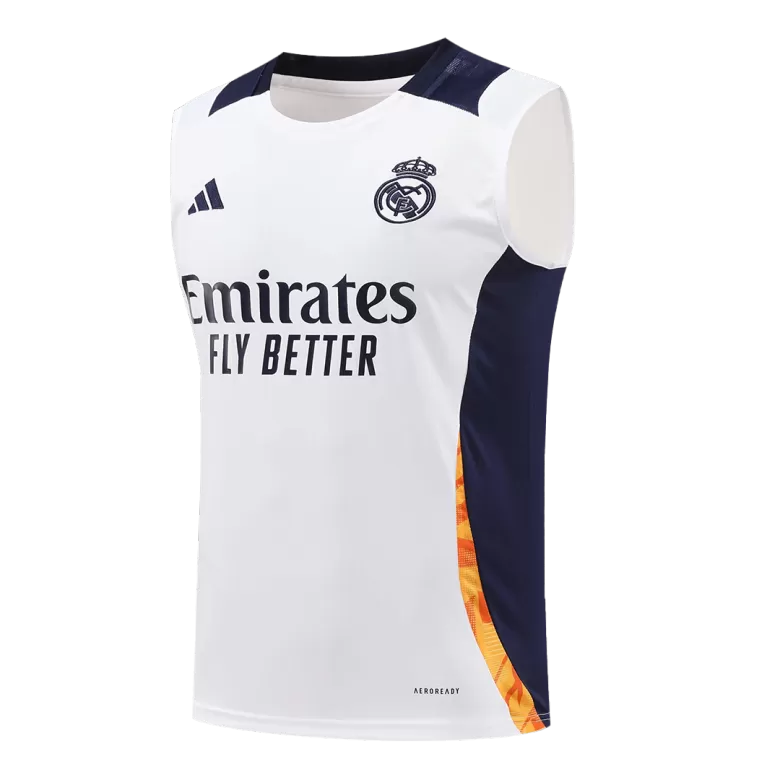 Real Madrid Pre-Match Sleeveless Soccer Jersey 2024/25 - gojersey