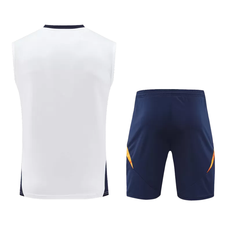 Real Madrid Pre-Match Soccer Jersey Kit 2024/25 (Jersey+Shorts) - gojersey