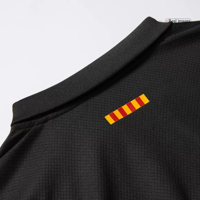 Barcelona Away Soccer Jersey Kit 2024/25 Kids(Jersey+Shorts)- Spotify Logo Without Text - gojersey