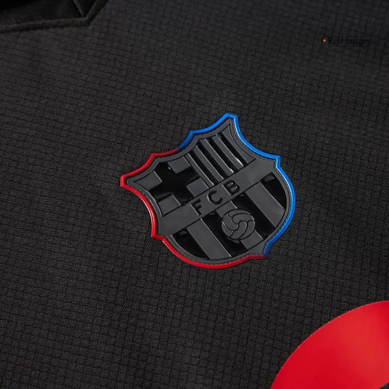 Barcelona Away Soccer Jersey Kit 2024/25 Kids(Jersey+Shorts)- Spotify Logo Without Text - gojersey