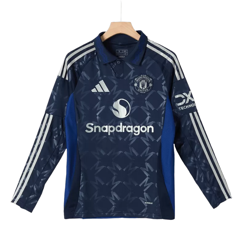 Manchester United Long Sleeve Away Soccer Jersey 2024/25 - gojersey