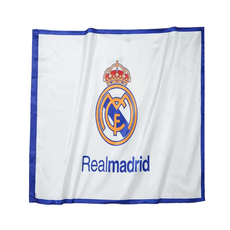 Real Madrid Team Flag White - gojersey