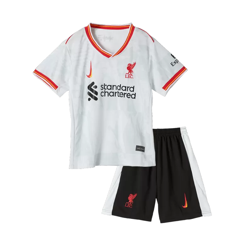 Liverpool Third Away Jersey Kit 2024/25 Kids(Jersey+Shorts) - gojersey