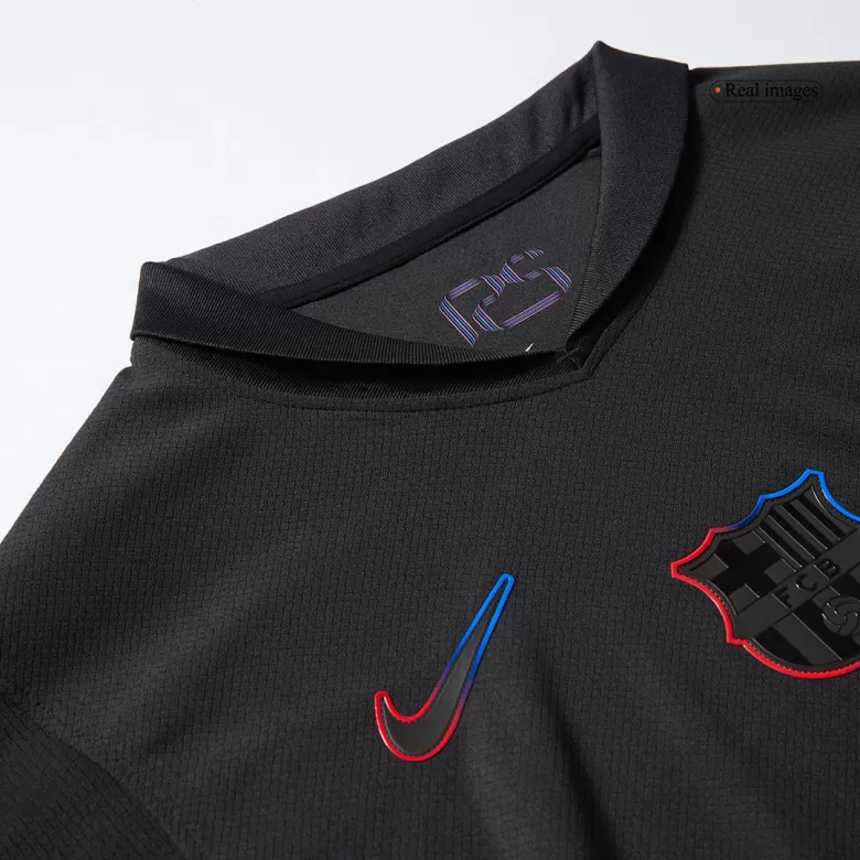 Barcelona Away Soccer Jersey 2024/25- Spotify Logo Without Text - gojersey