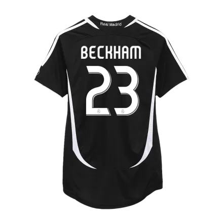 Real Madrid BECKHAM #23 Away Soccer Jersey Retro 2006/07 - gojersey