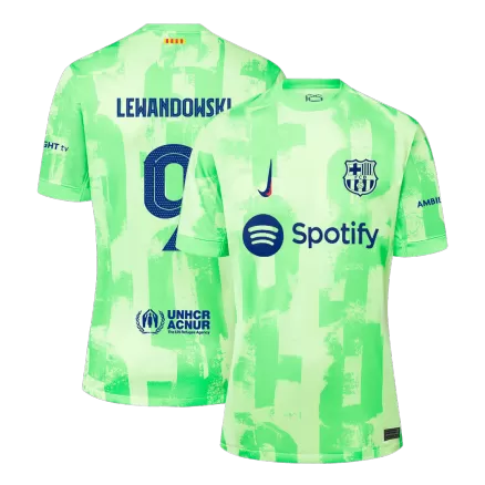 Barcelona LEWANDOWSKI #9 Third Away Jersey 2024/25 - UCL Edition - gojersey