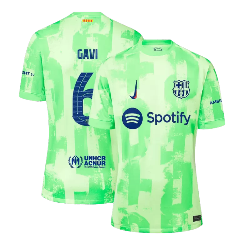 Barcelona GAVI #6 Third Away Jersey 2024/25 - UCL Edition - gojersey