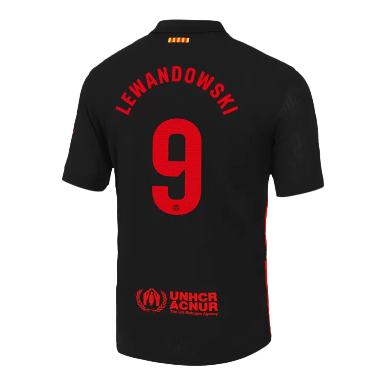 Barcelona LEWANDOWSKI #9 Away Soccer Jersey Authentic 2024/25 - gojersey