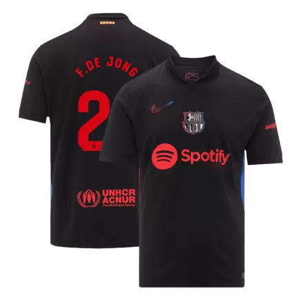 Barcelona F.DE JONG #21 Away Soccer Jersey 2024/25 - gojersey