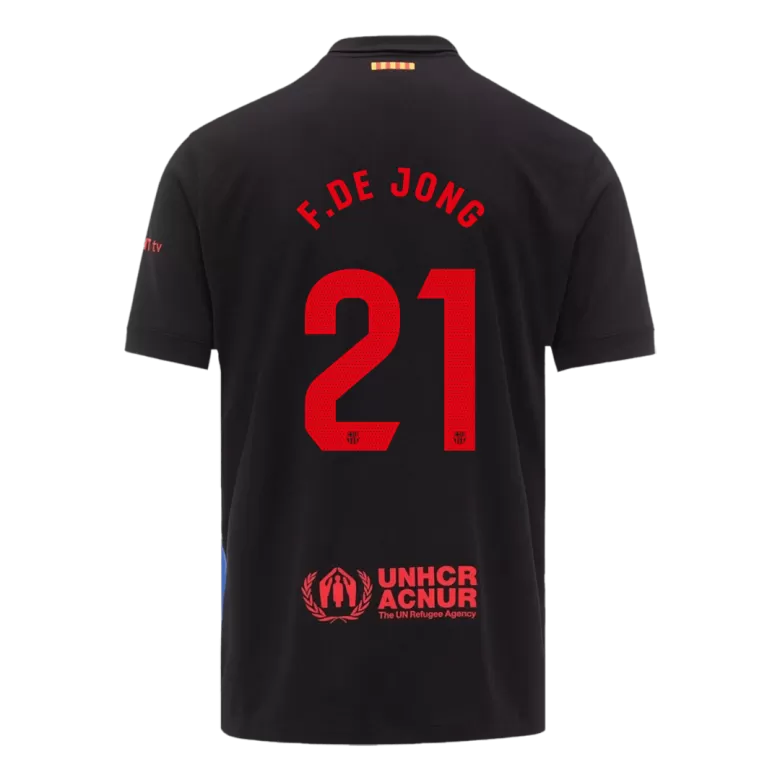 Barcelona F.DE JONG #21 Away Soccer Jersey 2024/25 - gojersey